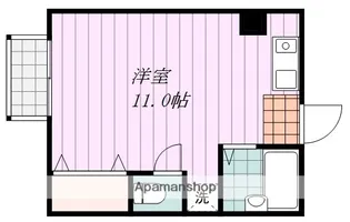 HISUビル平和通【301号室】の間取り