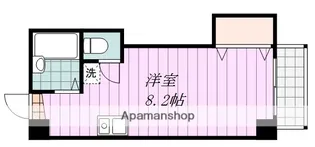 HISUビル平和通【203号室】の間取り