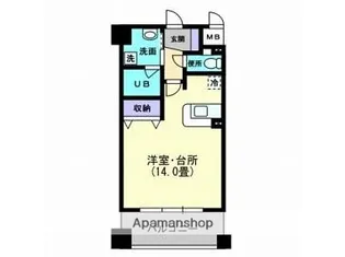 松山ウエスティン【9階】の間取り