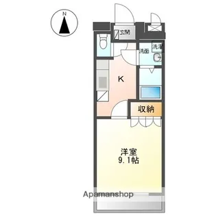 プレッソリーバY【2階】の間取り