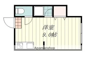 コーポ中村【102号室】の間取り