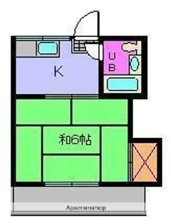 コーポあゆみ【1階】の間取り