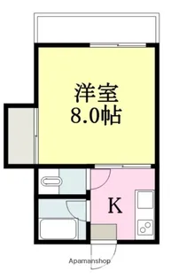 コーポ若藤【202号室】の間取り