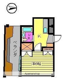 ロイヤルコーポ永代【4階】の間取り