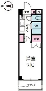 ジョイフル第3今市【406号室】の間取り