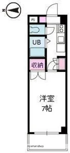 ジョイフル第3今市【6階】の間取り