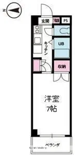 ジョイフル第3今市【6階】の間取り