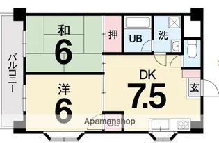 第5ゴトービル【301号室】の間取り