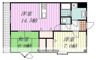 サザンビュー21【2階】の間取り