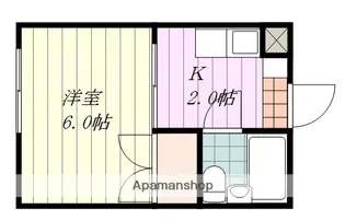 森本マンション【3階】の間取り