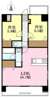 永田小坂ビル・【601号室】の間取り