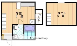 ユタカ・ハイツ【2階】の間取り