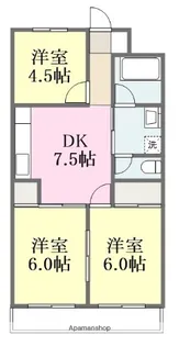 第二昭安マンション【25号室】の間取り
