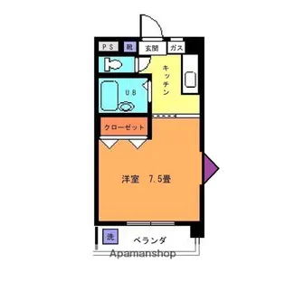 大栄和泉マンション【401号室】の間取り