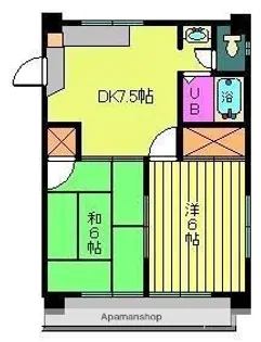 メゾン宝【2階】の間取り