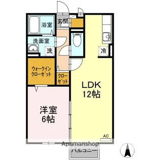 パレットガーデン【2階】の間取り
