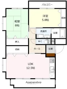 ユーミーⅠ【1階】の間取り