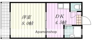 アリスト清水町【203号室】の間取り
