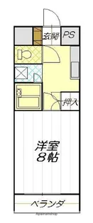エコール久米【309号室】の間取り