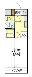 エコール久米【3階】の間取り