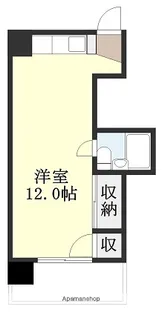豊洋ハイツ【603号室】の間取り