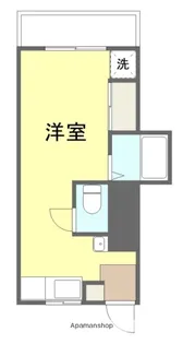 1Rの間取り画像