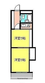 第91杉フラット【305号室】の間取り