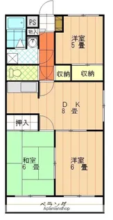 クレール【3階】の間取り