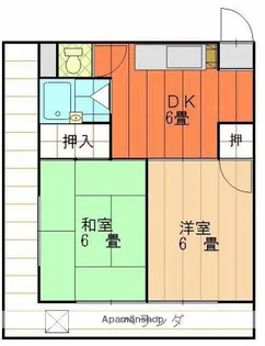 レモンハイツ駅前【3階】の間取り