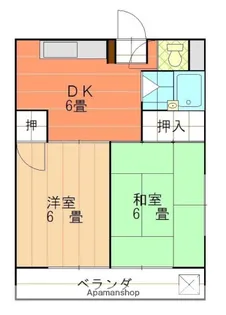 レモンハイツ駅前【306号室】の間取り