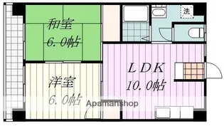 タガミコーポ【3階】の間取り