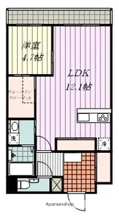 トロワボヌールⅣ【5階】の間取り