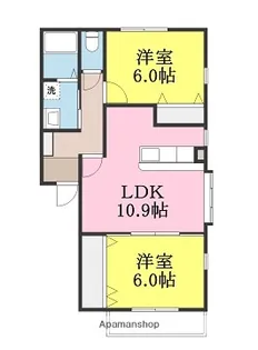 グランブルージュ【2階】の間取り