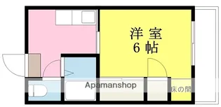 松前サンハイツ【402号室】の間取り