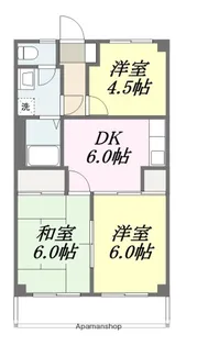 港山マンション【4階】の間取り