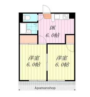 コーラルガーデン山越【3階】の間取り