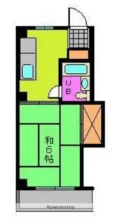 コーポ福原【1階】の間取り