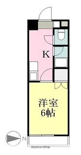 1Kの間取り画像