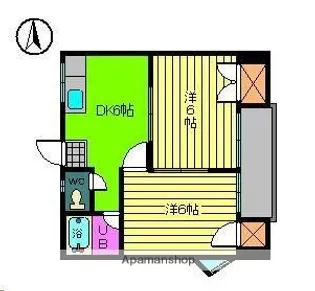 アーバンハイツ玉井【4階】の間取り