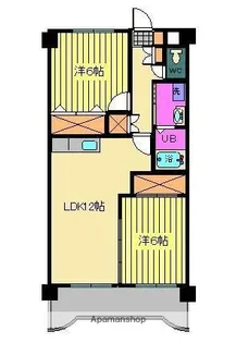 秀和ココペリ【5階】の間取り