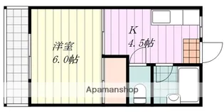武智マンション【303号室】の間取り