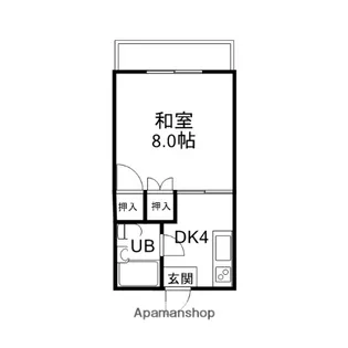 コーポ緑台【3階】の間取り