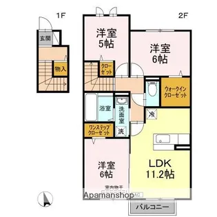 White Wit【2階】の間取り