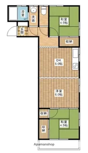 松友第一ビル【3階】の間取り