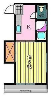 サザンコート永代【402号室】の間取り