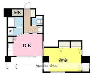 ドリームスクェアーかやまち【3階】の間取り