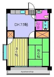 メゾンしんわ【203号室】の間取り
