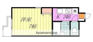 フリーダム道後【203号室】の間取り