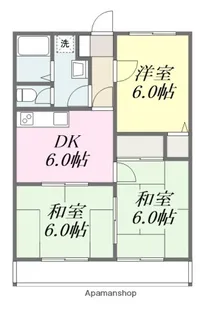 ホワイト岡田ビル【201号室】の間取り