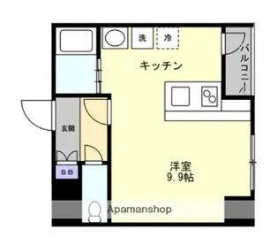 大手町ジョア【809号室】の間取り